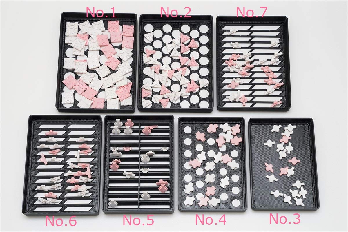 Amazon｜naimonoLab LaQ (ラキュー) 収納 形分け器 LAQWAKE 7個